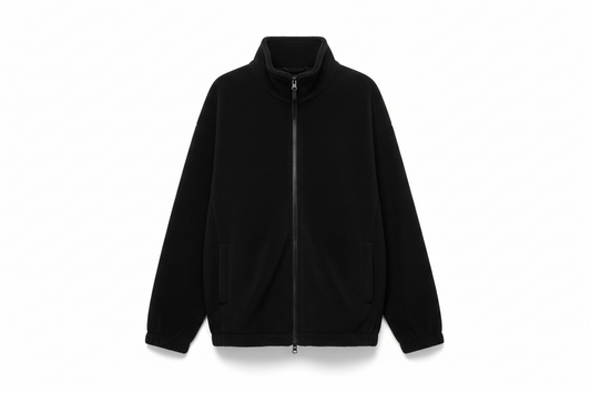 Unisex urban jacket designed for comfort with a soft touch and layerable design.